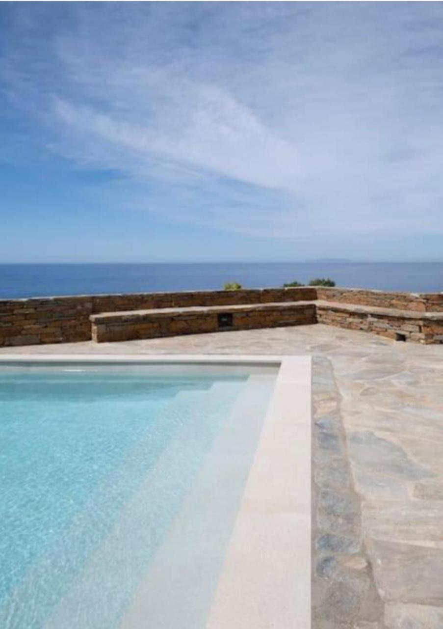 Luxury Cycladic Villa-Enjoy Infinity Pool Sunsets Koundouros Exterior foto