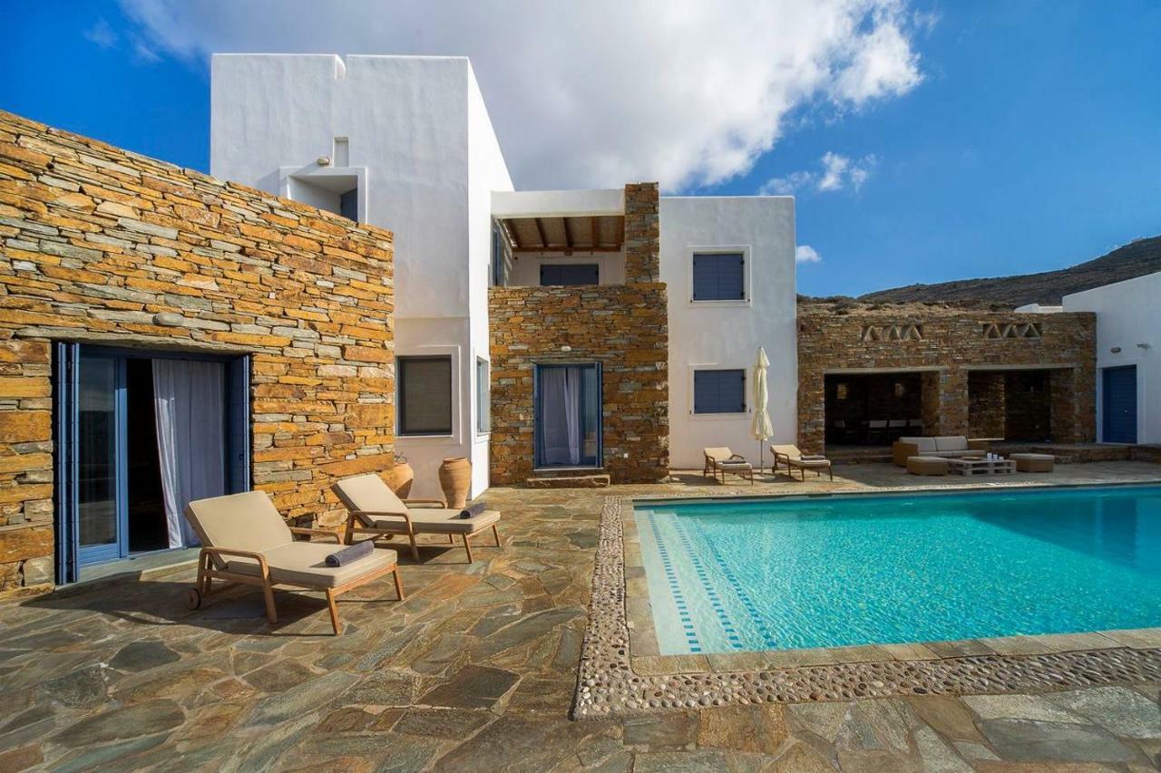 Luxury Cycladic Villa-Enjoy Infinity Pool Sunsets Koundouros Exterior foto